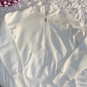 Nike fleece half zip sweater